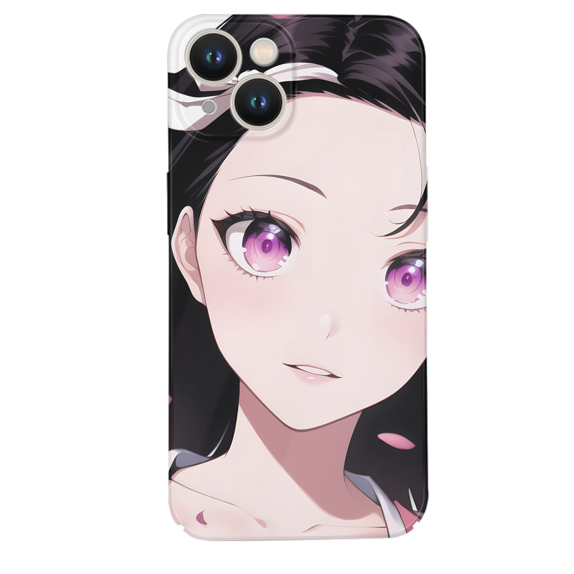 （画像用） 鬼滅の刃（きめつのやいば）竈門 禰󠄀豆子／かまど ねずこ Kamado Nezuko 【iPhone 14シリーズ対応】ハードケース